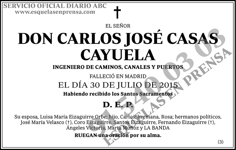 Carlos José Casas Cayuela